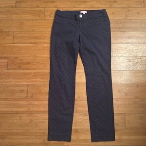 Lilly Pulitzer Size 2 Navy Ankle Pants with Stretch